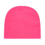 Cap America Knit Beanie Neon Pink