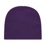 Cap America Knit Beanie Purple