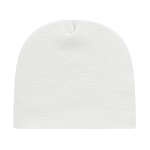 Cap America Knit Beanie White