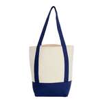 Mini 8oz Cotton Canvas Tote Blue, Navy