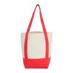 Mini 8oz Cotton Canvas Tote Red