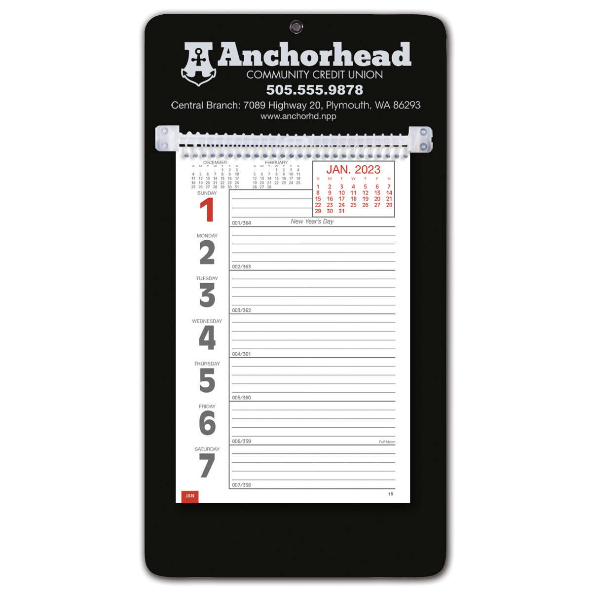 Custom Weekly Memo Wall Calendar - 2016 | Deluxe.com