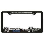 3-D Traditional License Plate Frame - 2 Holes Black