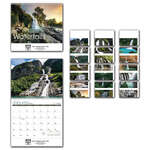Waterfalls Calendar - 2025 White