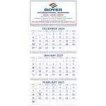 Blue & Grey Commercial Planner White