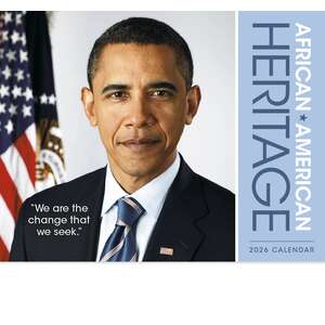 Office Gifts - African-American Heritage Barack Obama Calendar