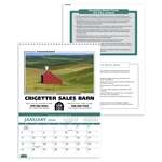 Farm Pocket Calendar White