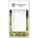 Full-Color Weekly Memo Calendar White