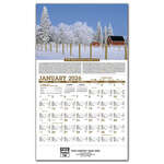 Scenic Almanac Calendar - 2026 White