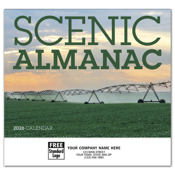 Custom Scenic Almanac Calendar - 2026 | Deluxe.com