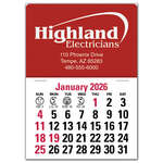 Press-N-Stick Standard Calendar Burgundy