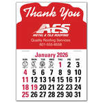 Press-N-Stick Standard Calendar Red