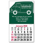 Press-N-Stick Standard Calendar Green, Forest
