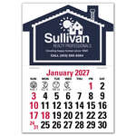 Press-N-Stick Standard Calendar Blue, Navy