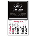Press-N-Stick Standard Calendar Black