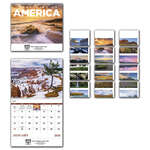 Landscapes of America English Calendar, Spiral White