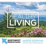 Healthy Living Calendar, Spiral White