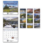 Landscapes of America Calendar, Stapled White