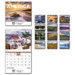 Landscapes of America Calendar, Stapled White