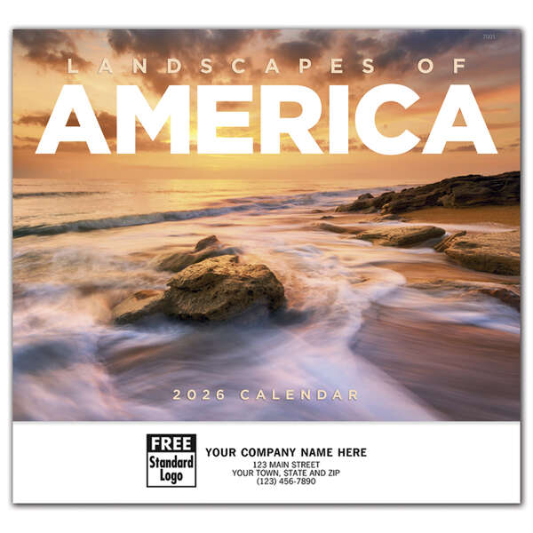 Custom Landscapes of America Calendar, Stapled | Deluxe.com