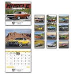 Muscle Thunder Calendar, Stapled White