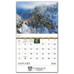 White Glorious Getaways Calendar, Stapled White