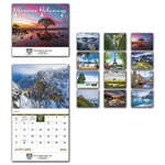 White Glorious Getaways Calendar, Stapled White