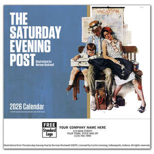 Office Gifts - The Saturday Evening Post Calendar II, Stapled
