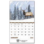 Wildlife Portraits Calendar, Stapled White
