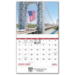 Celebrate America Calendar, Stapled White