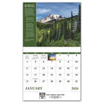 Healthy Living Calendar, Stapled White
