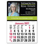 Triumph® Calendars Press-N-Stick Full-Color Header Standard Calendar White