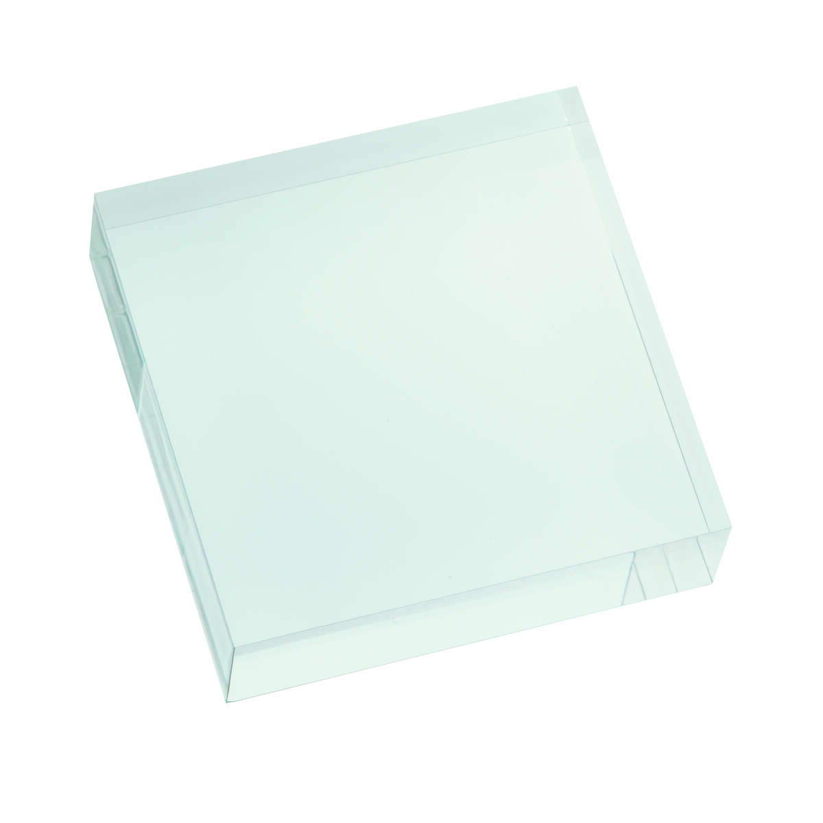 Square Acrylic Paperweight Deluxe