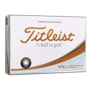 Custom Promotional Titleist® Velocity Golf Ball Std Serv
