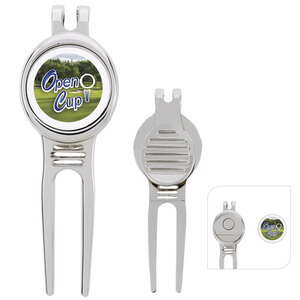 Golf Ball Markers - Golfers Divot Tool with Ball Marker