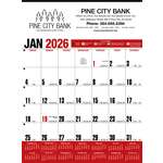 Custom Yearly Record® Red Calendar