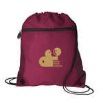 Mesh Pocket Drawcord Maroon
