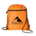 Mesh Pocket Drawcord Orange, Neon