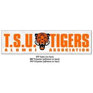 Custom Promotional 3" x 11-1/2" Clear Removable Car Sticker