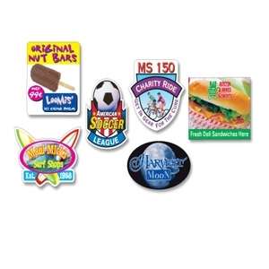 Buttons, Stickers and Patches - 18-28 Sq. In. HD Full Color Removable Decal
