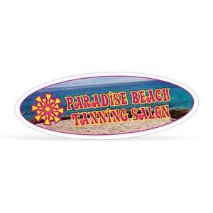Custom Promotional HD Vinyl Decal with Static Cling Face