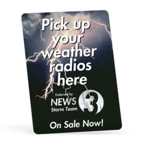 Decals - 57 to 74 Sq In Double Face Adhesive Window Decal