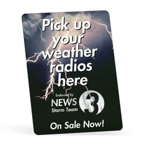 Buttons, Stickers and Patches - 74 to 94 Sq. In. Double Face Adhesive Window Decal