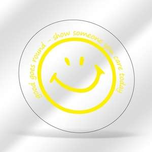 Custom Promotional Ultra Removable Vinyl Decal - 2-1/2" Circle