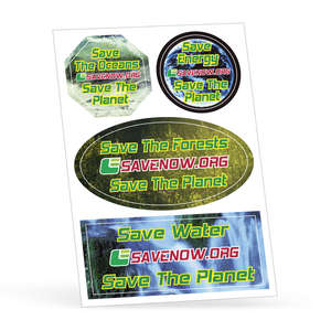 Custom Promotional 11 to 17 Sq. In. HD Full Color Removable Decal