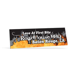 Bumper Stickers - Offset Full Color Zip-Strip Bumper Sticker -  3 x 9