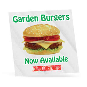 Custom Promotional 18 to 28 Sq. In. Clear Poly with Permanent Adhesive