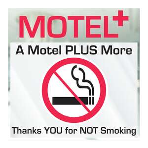 Decals - White Static Vinyl (Static on Back) - 8 x 8